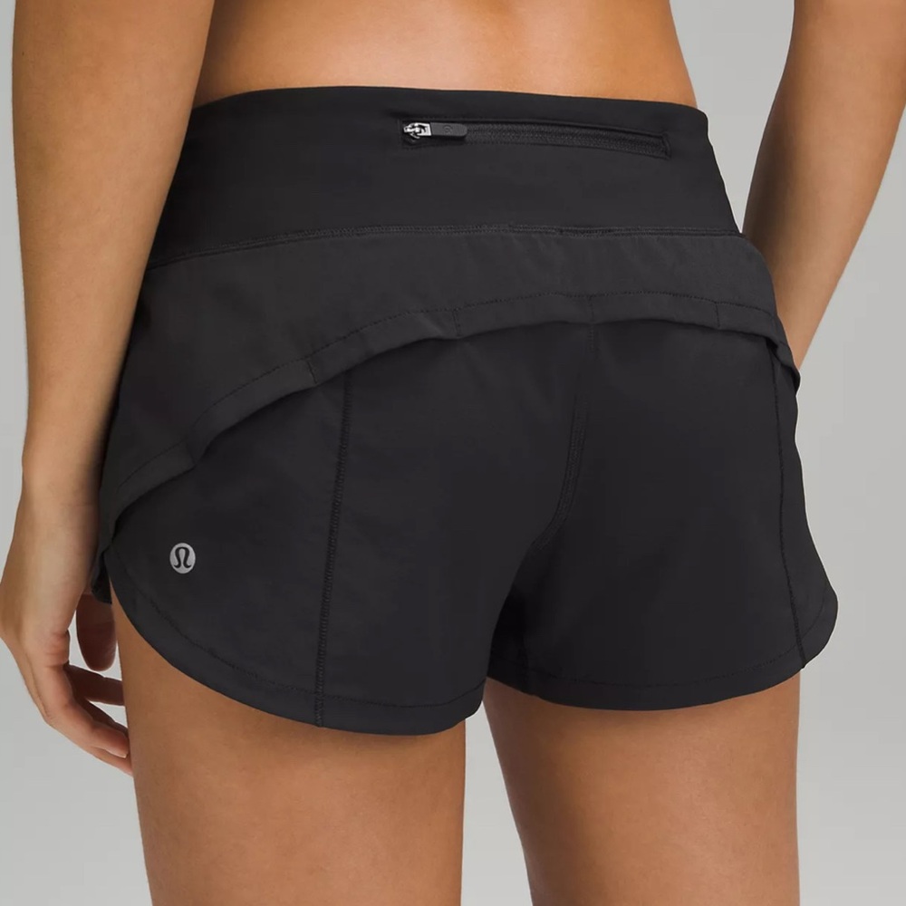 Lululemon Speed Up Shorts 2.5" in Black